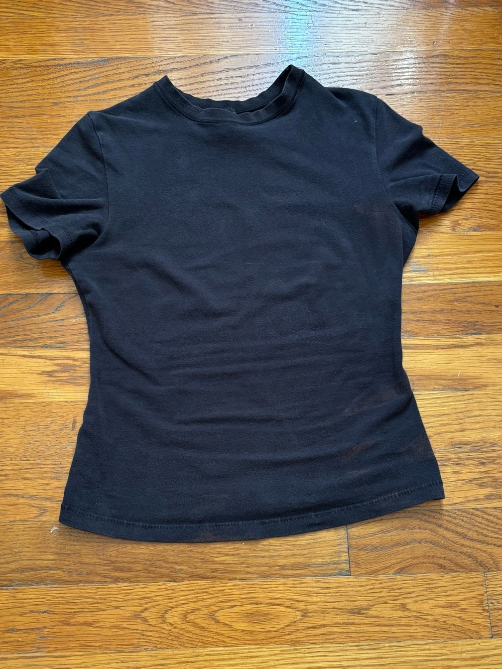 Skims Black Women’s Short Sleeve Crewneck Top